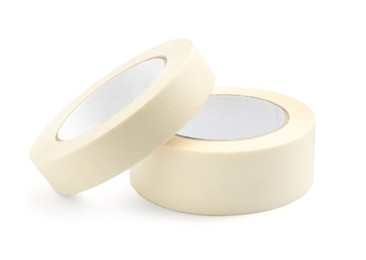 Rolls of masking tape isolated on white