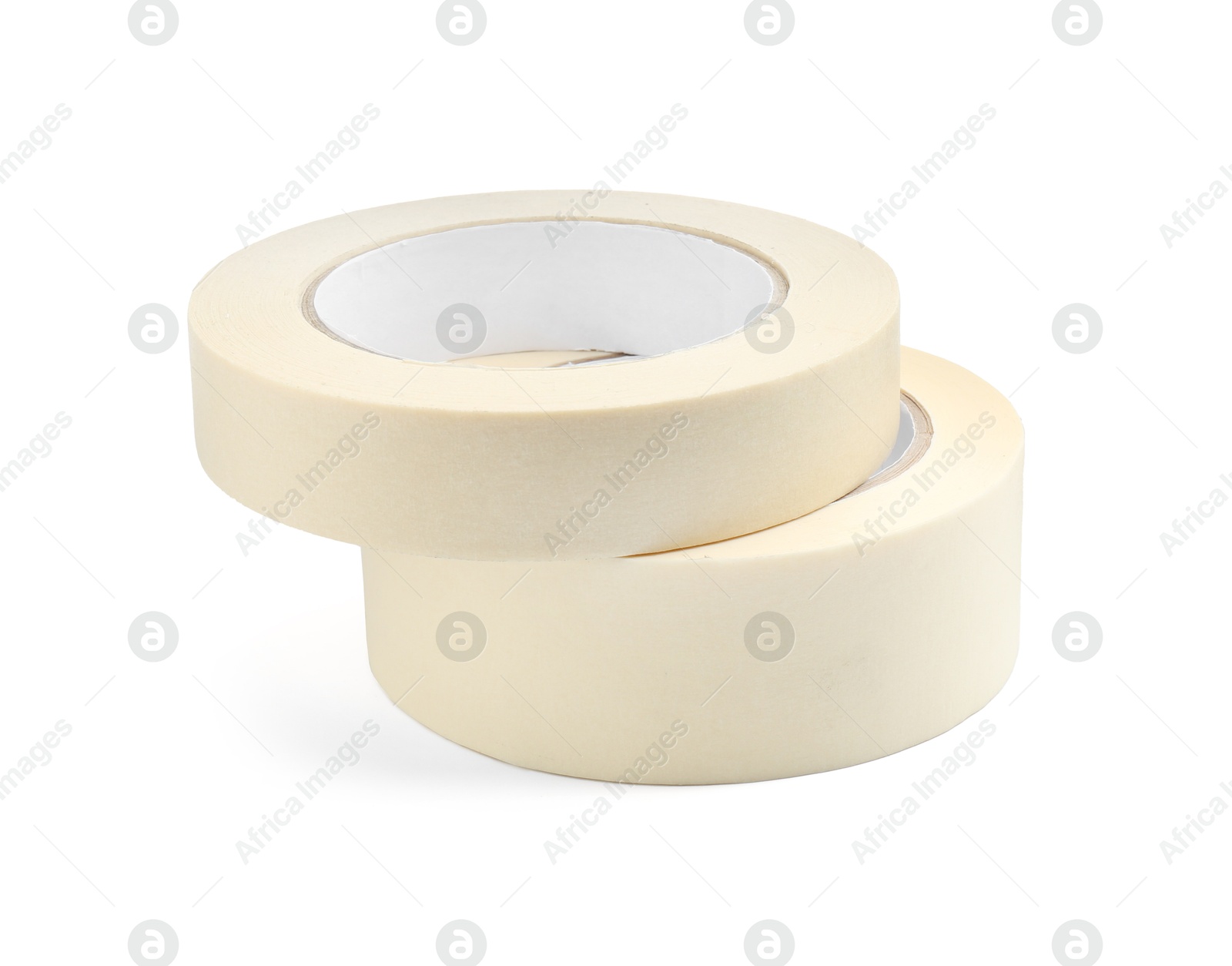 Photo of Rolls of masking tape isolated on white