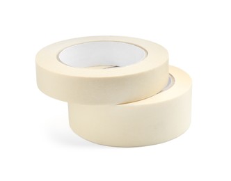 Rolls of masking tape isolated on white