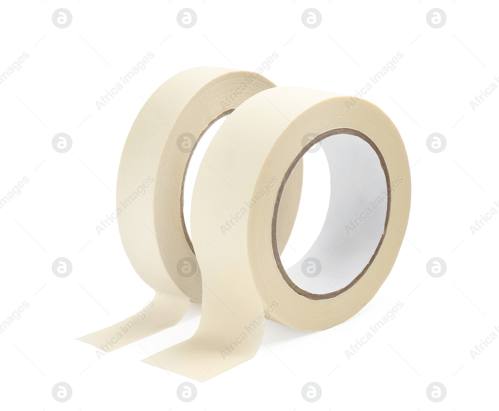 Photo of Rolls of masking tape isolated on white