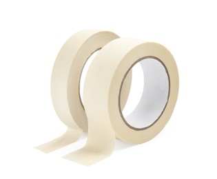 Photo of Rolls of masking tape isolated on white