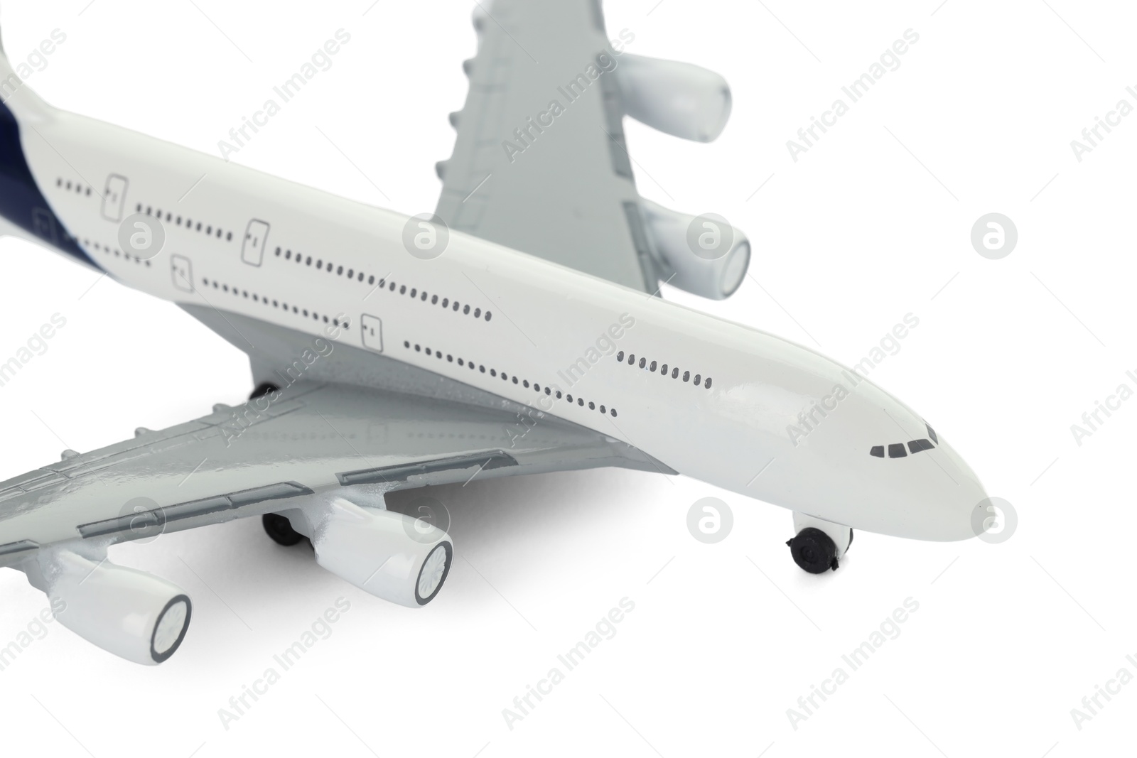 Photo of One model of plane isolated on white