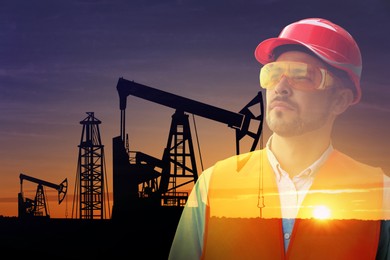 Worker, double exposure with crude oil pumps