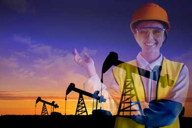 Worker, double exposure with crude oil pumps