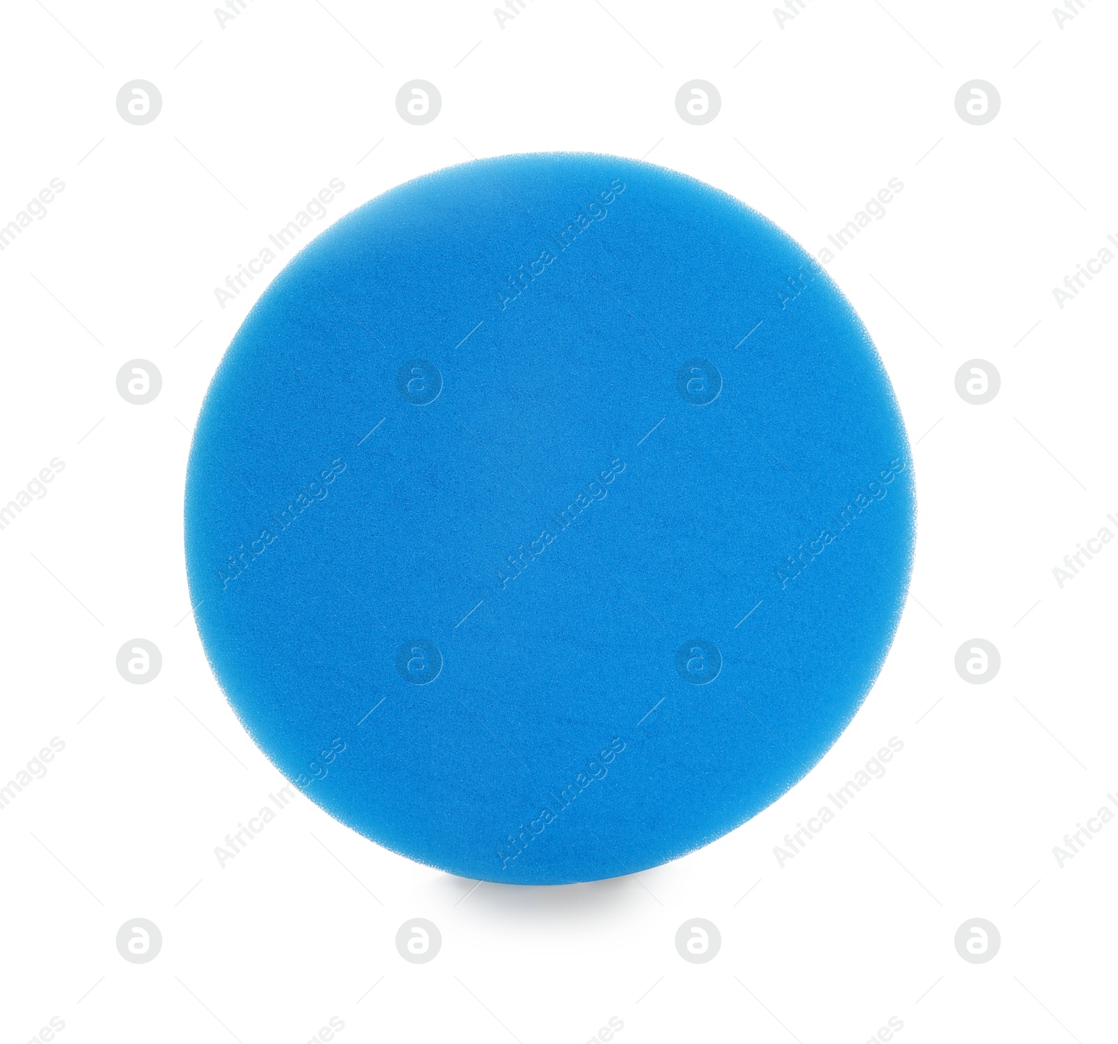 Photo of One orbital polisher pad isolated on white