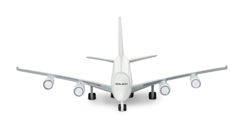 Photo of One model of plane isolated on white