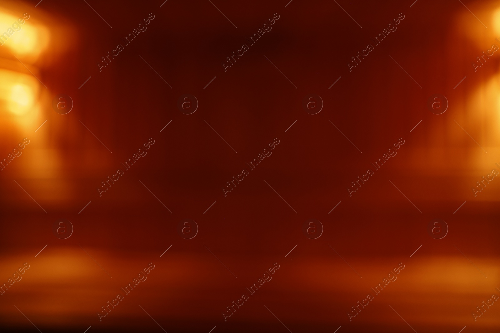 Photo of Blurred view of empty traditional wooden sauna