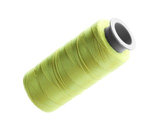 Photo of One spool of sewing thread isolated on white