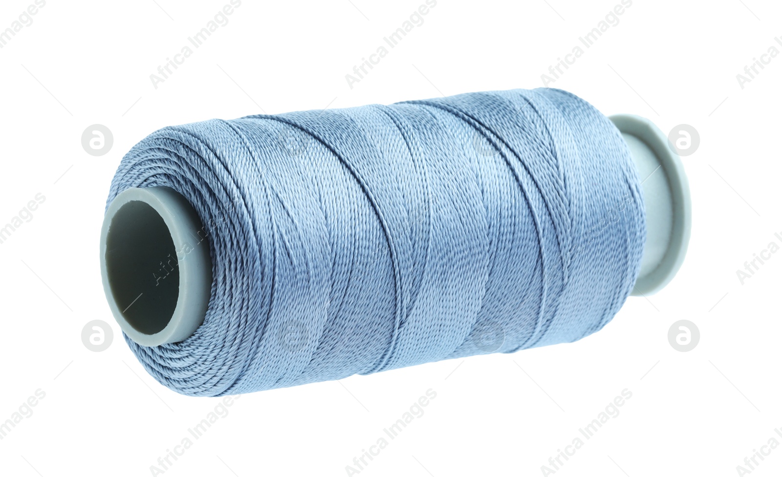 Photo of One spool of sewing thread isolated on white