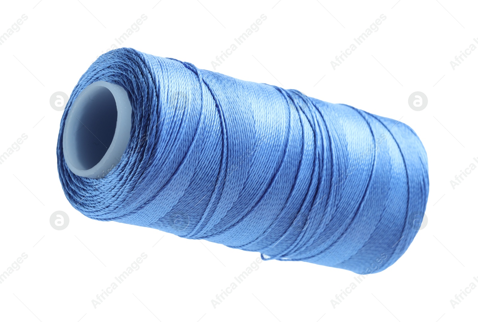 Photo of One spool of sewing thread isolated on white