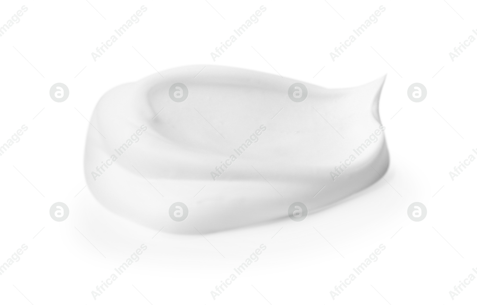 Photo of Sample of fluffy foam isolated on white