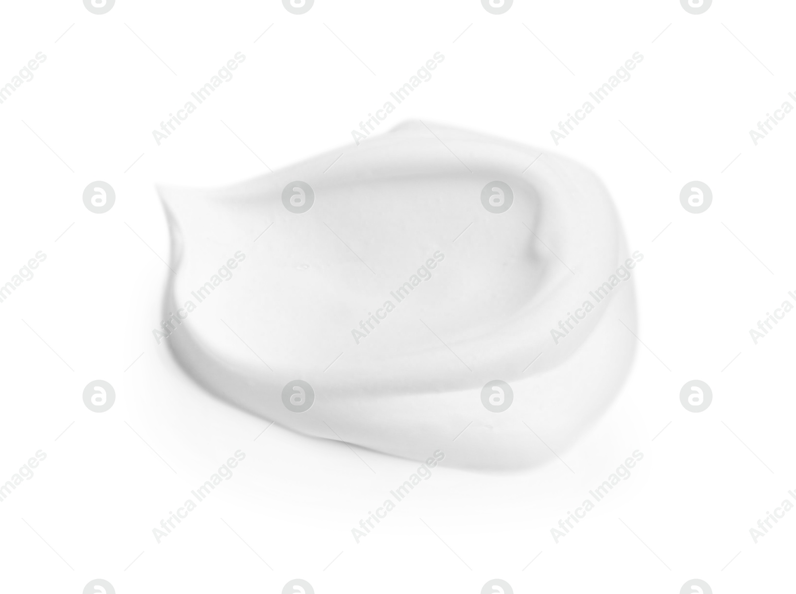 Photo of Sample of fluffy foam isolated on white