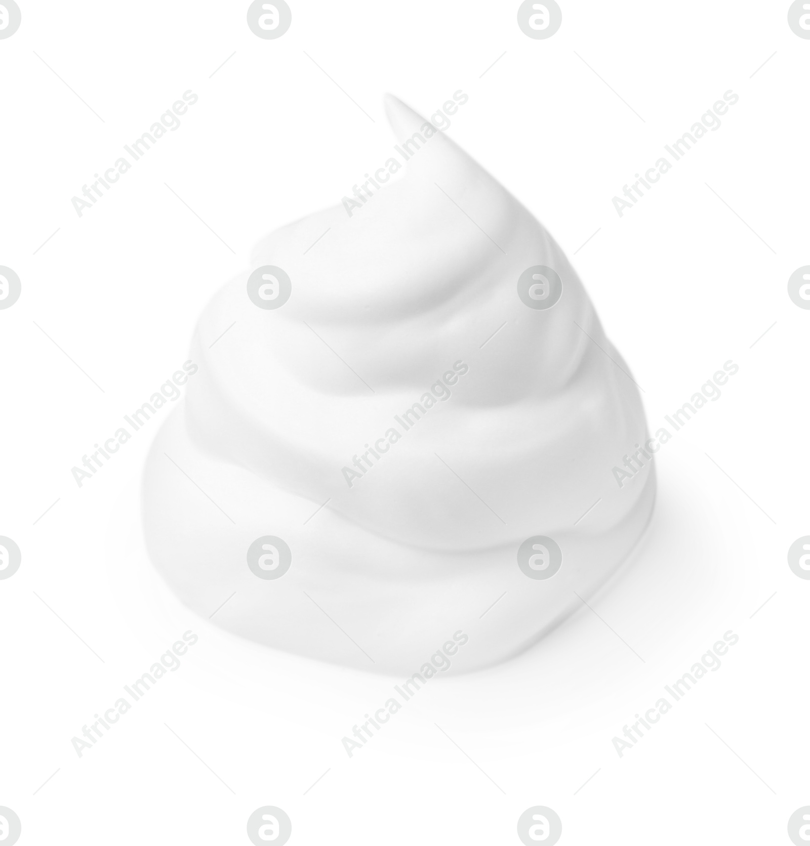 Photo of Sample of fluffy foam isolated on white