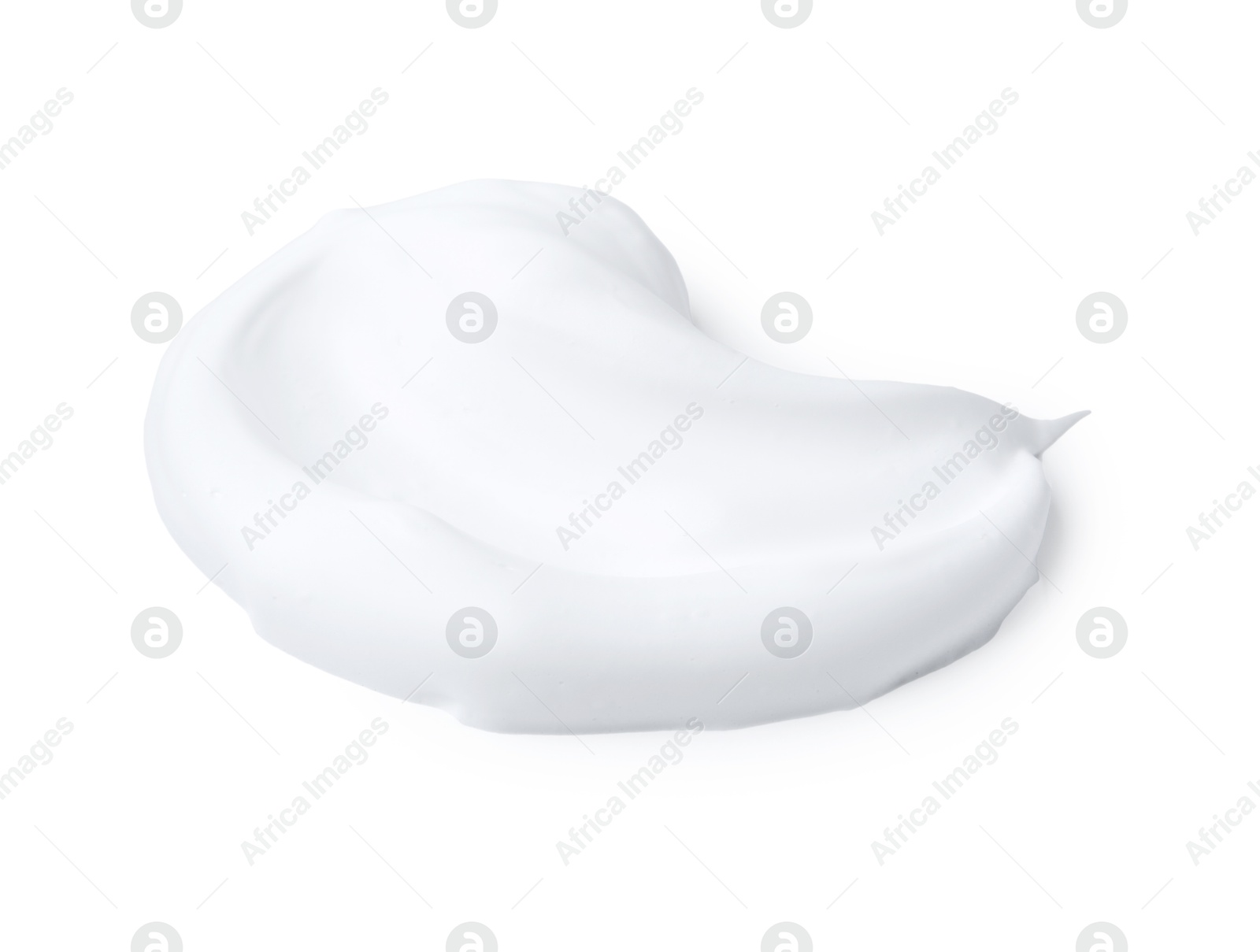 Photo of Sample of fluffy foam isolated on white