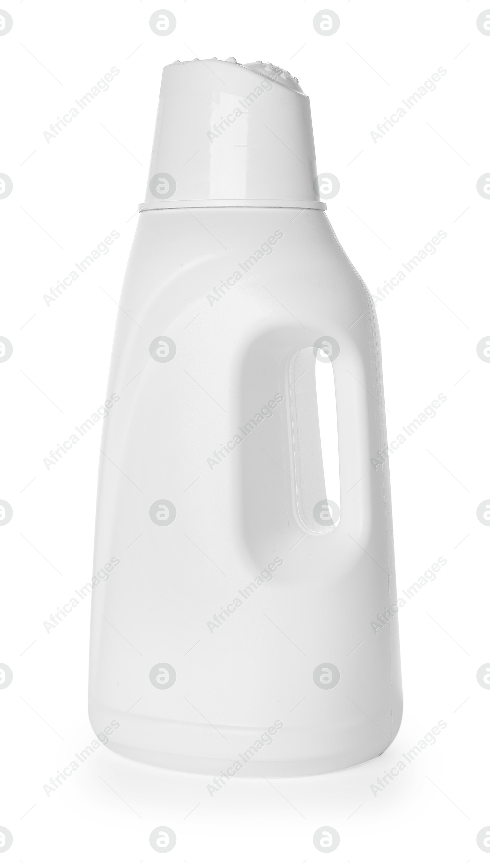 Photo of Bottle of cleaning product isolated on white