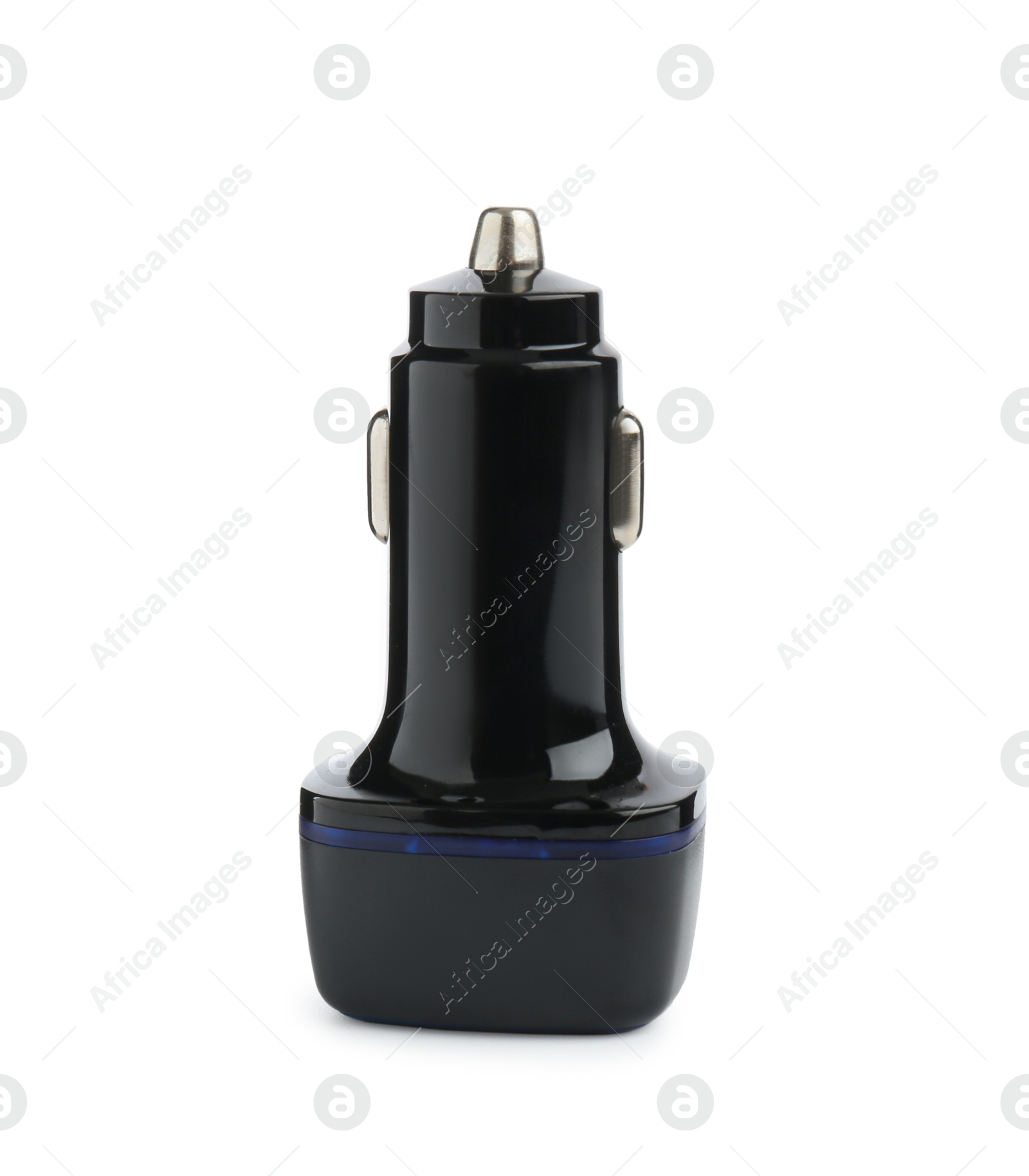 Photo of USB power adapter (charger) for car isolated on white