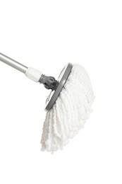 String mop isolated on white. Cleaning equipment