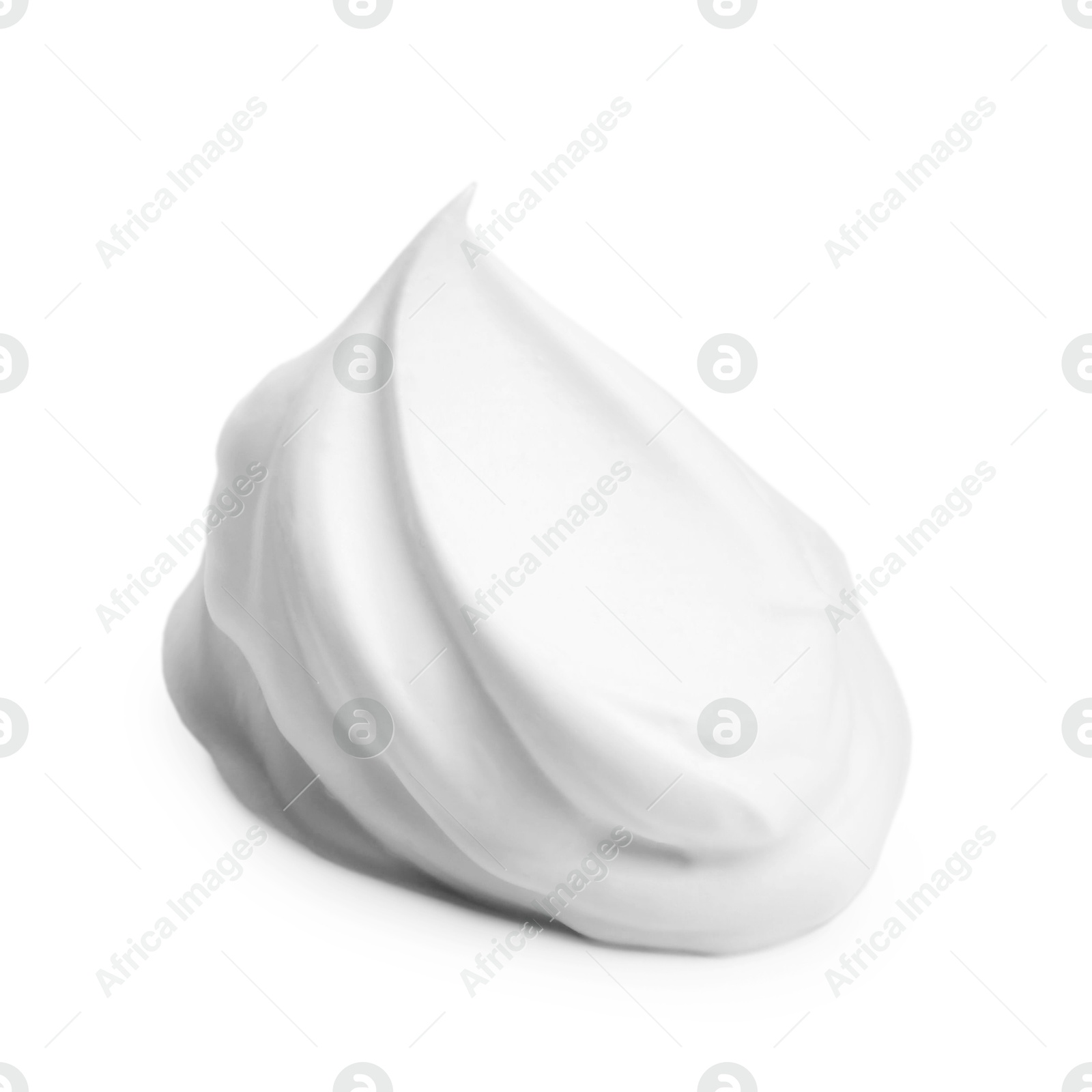 Photo of Sample of fluffy foam isolated on white