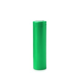 Image of Green AA alkaline battery isolated on white