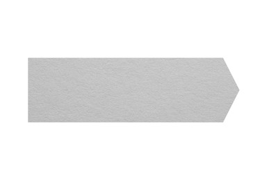 Image of Arrow with texture of paper isolated on white