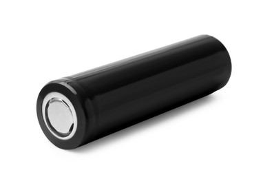 Image of Black AA alkaline battery isolated on white