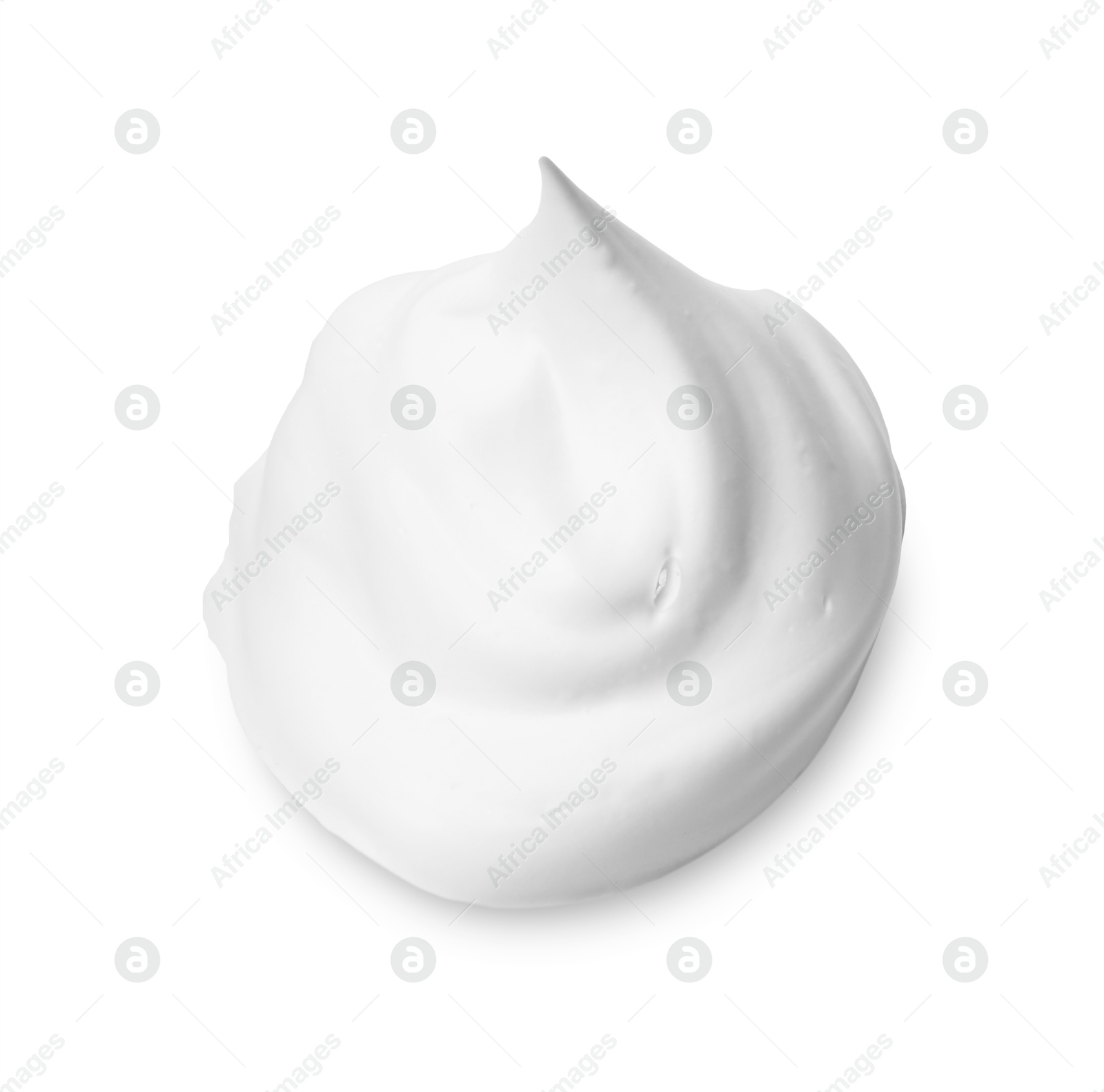 Photo of Sample of fluffy foam isolated on white