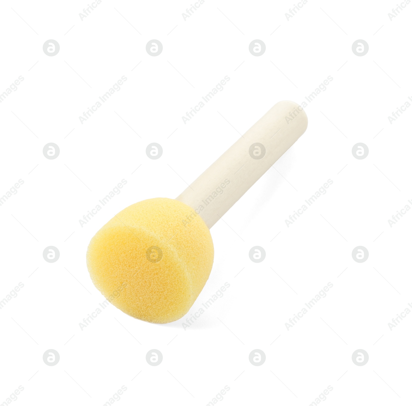 Photo of One sponge for face painting isolated on white