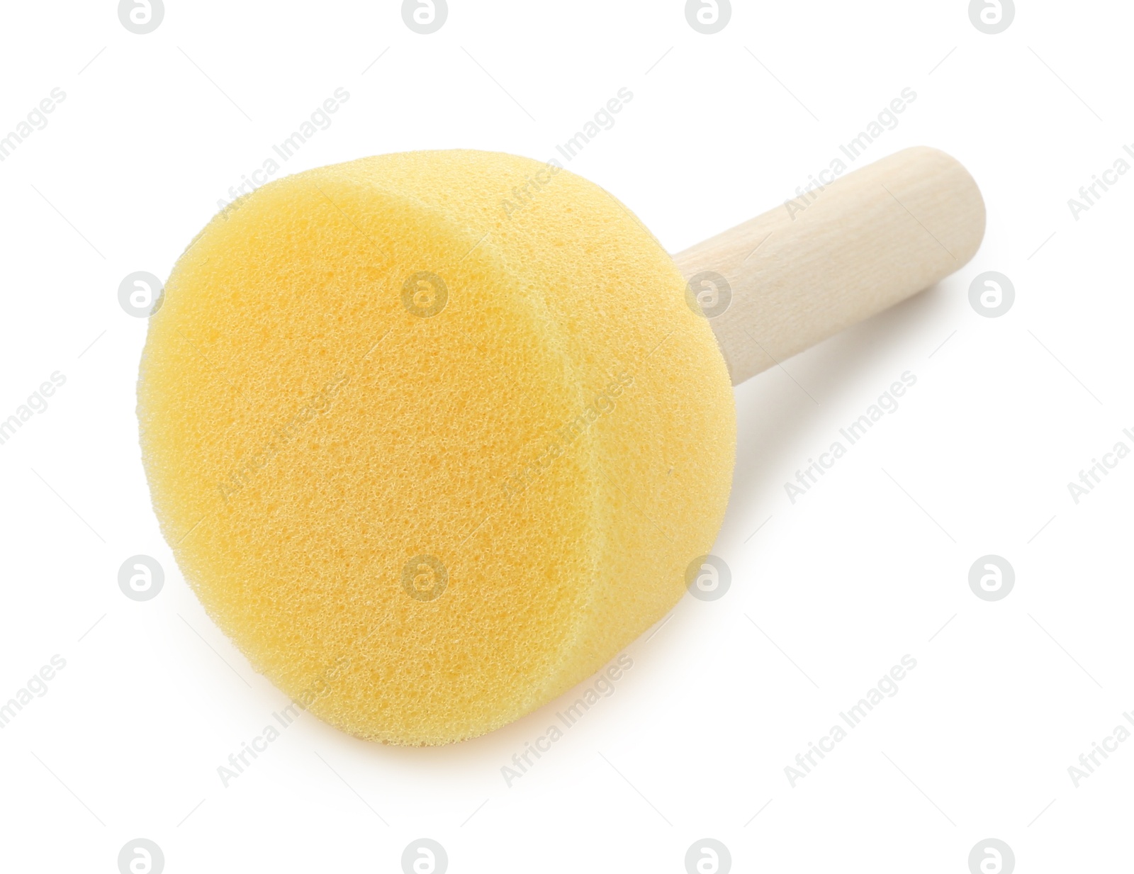 Photo of One sponge for face painting isolated on white