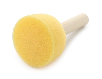 Photo of One sponge for face painting isolated on white