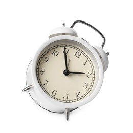 Photo of One light alarm clock isolated on white