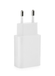 Photo of USB power adapter (charger) isolated on white