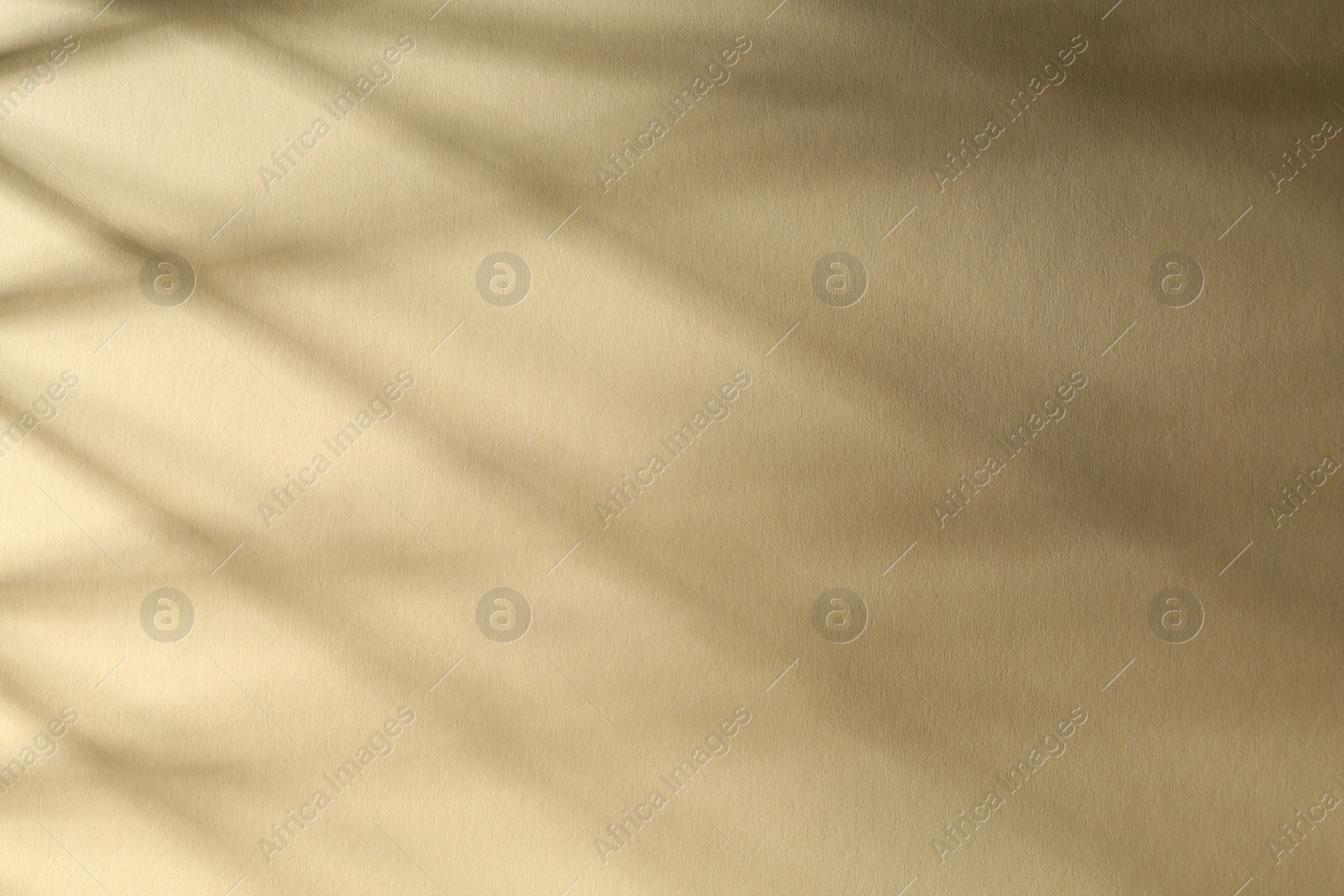 Photo of Light and shadows falling on beige background