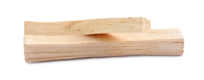 Photo of Two palo santo sticks on white background