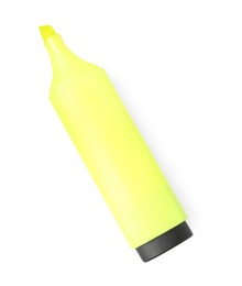 Photo of One highlighter isolated on white, top view