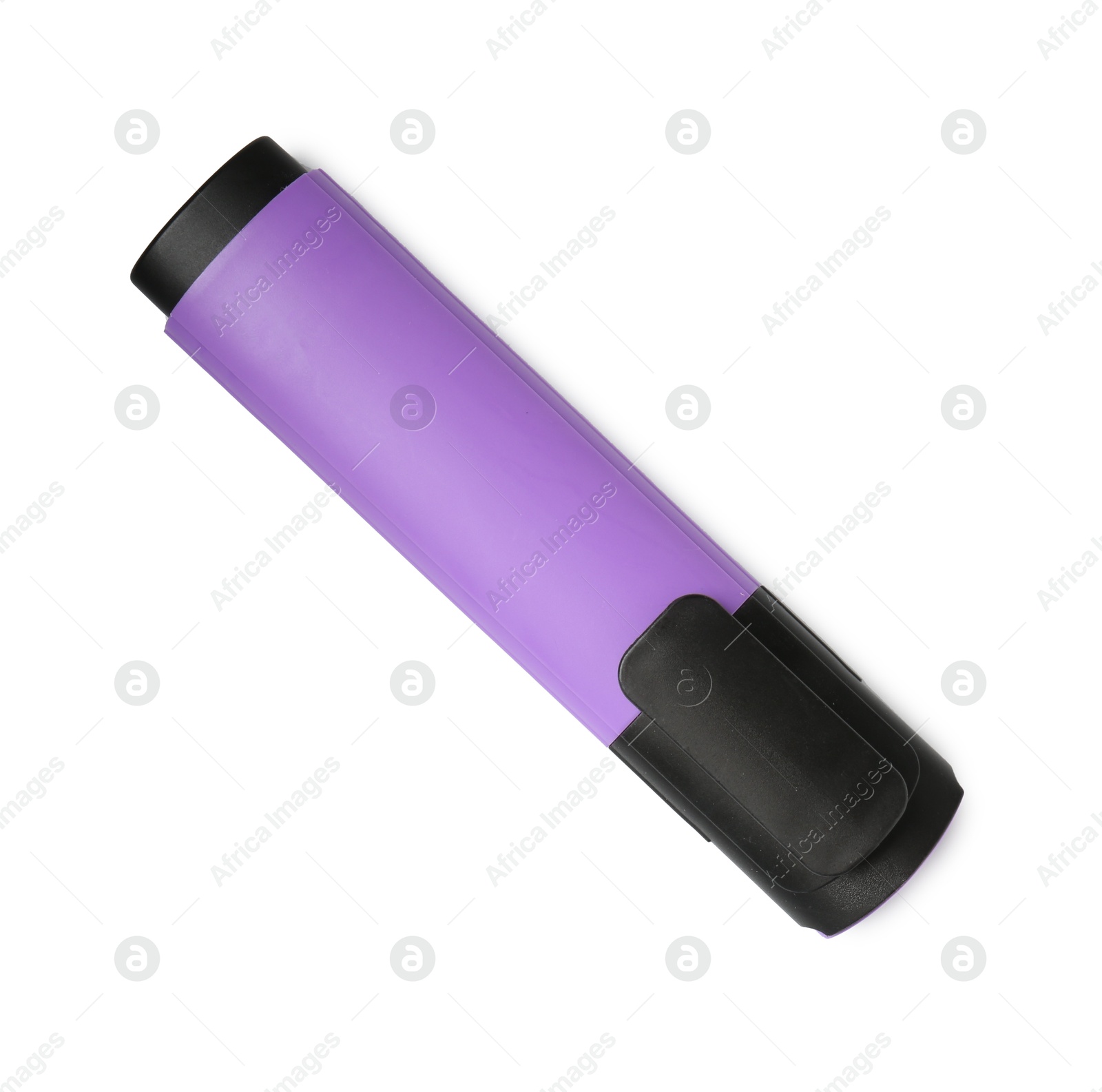 Photo of One highlighter isolated on white, top view