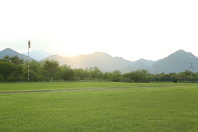 Photo of Beautiful view of mountain landscape on sunny day