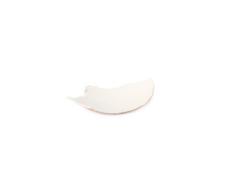 Photo of One piece of broken eggshell isolated on white