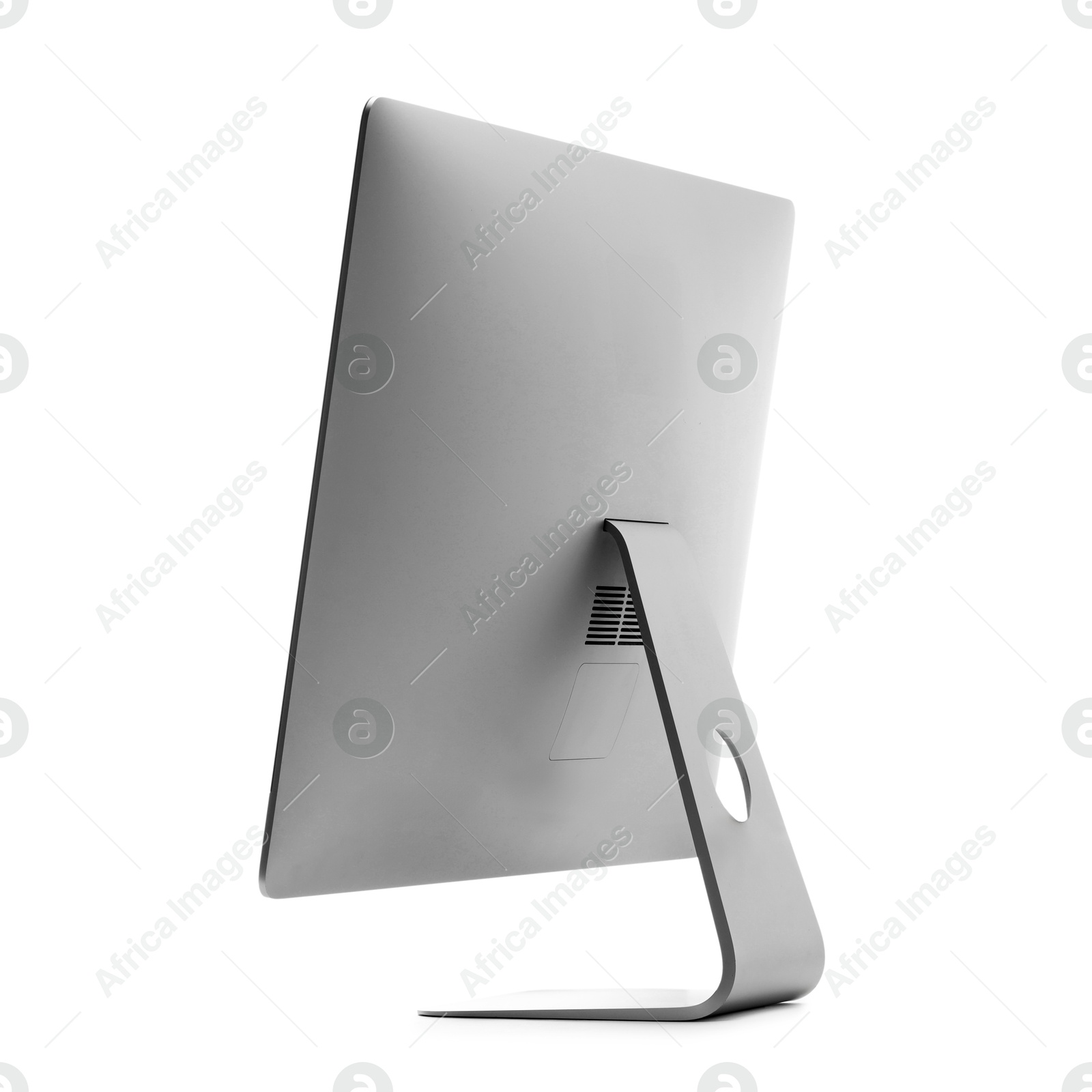 Photo of Computer monitor isolated on white. Modern technology