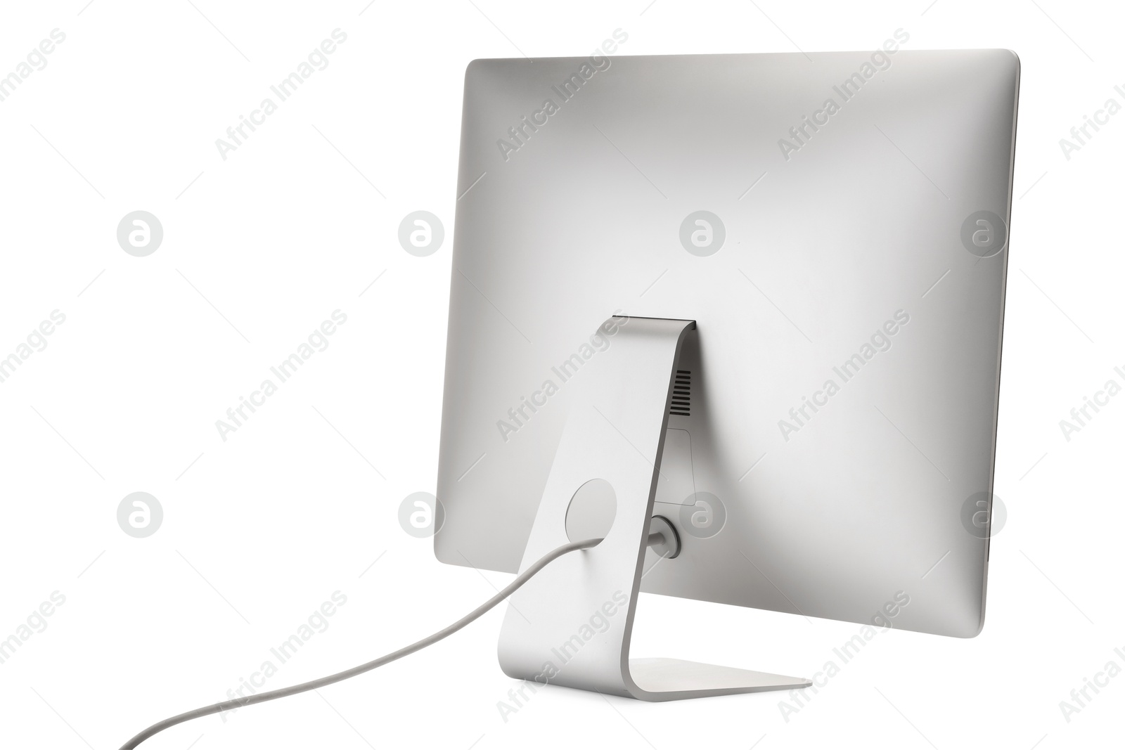 Photo of Computer monitor isolated on white. Modern technology