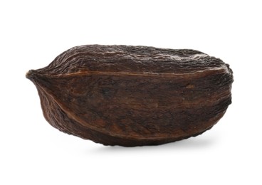 Photo of Whole tropical cocoa pod isolated on white