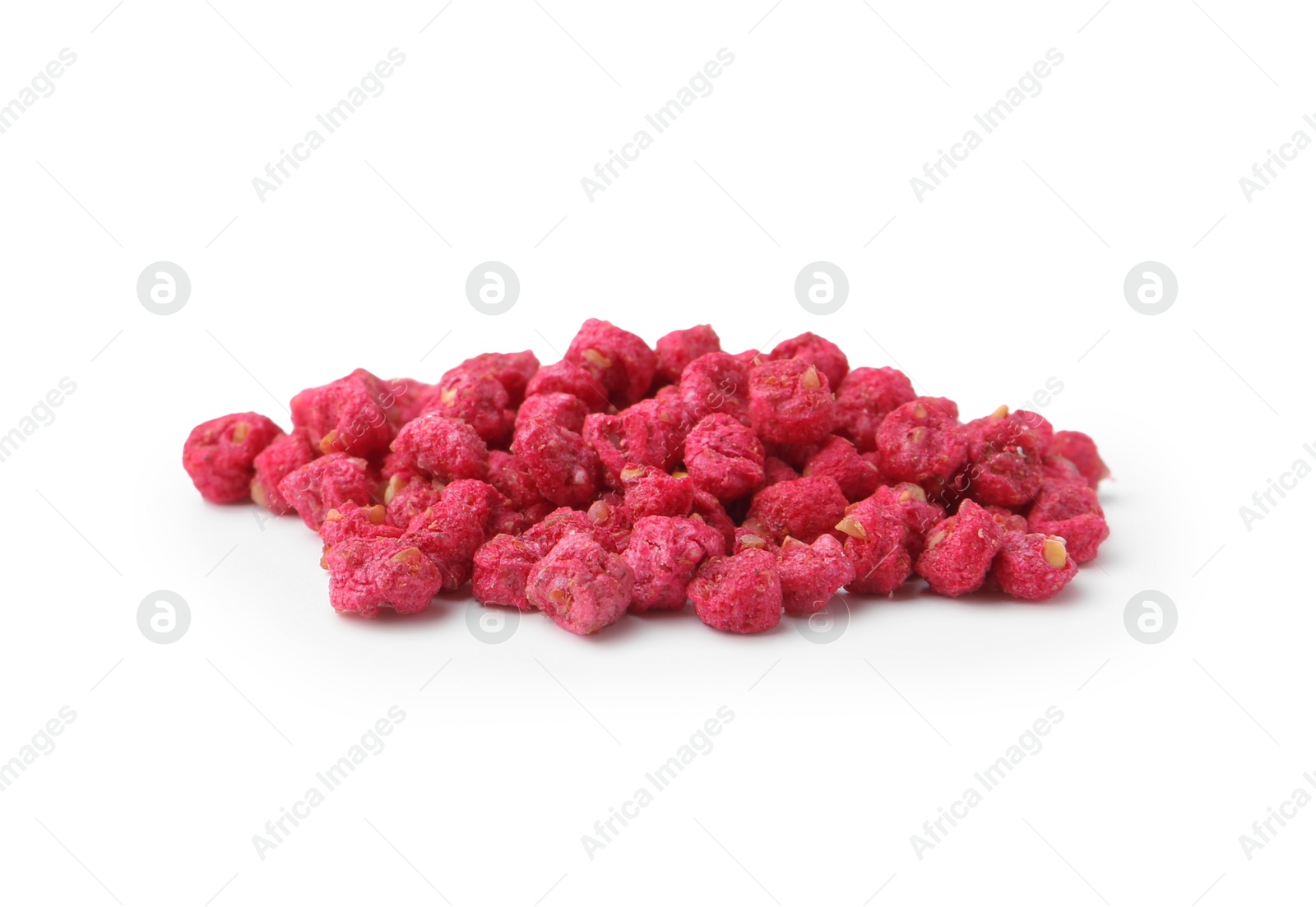 Photo of Pile of rat poison isolated on white