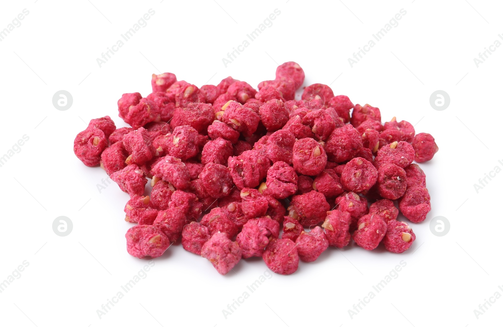 Photo of Pile of rat poison isolated on white