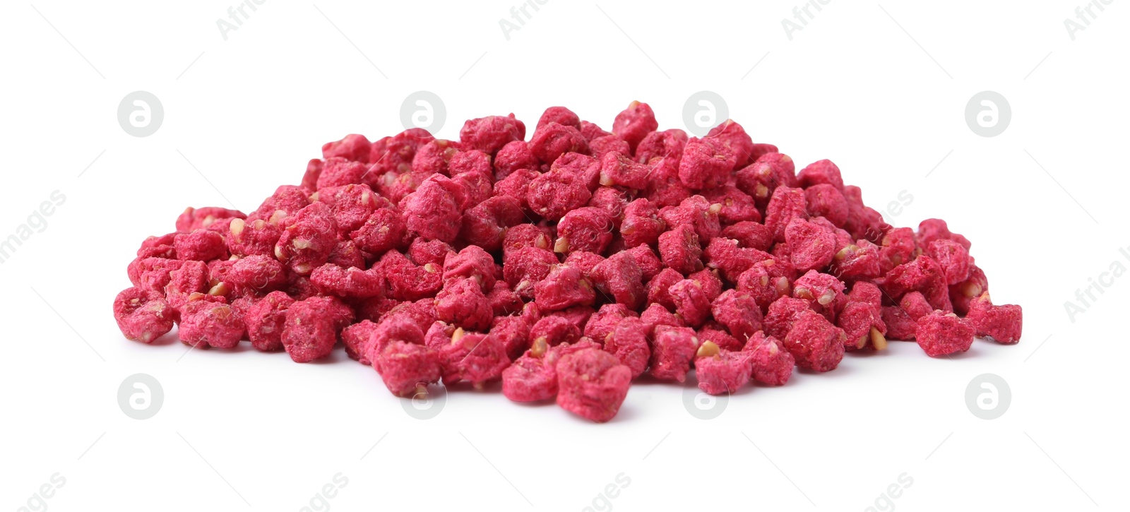 Photo of Pile of rat poison isolated on white