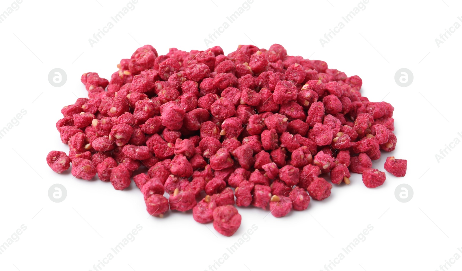 Photo of Pile of rat poison isolated on white