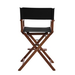 Photo of One empty director's chair isolated on white