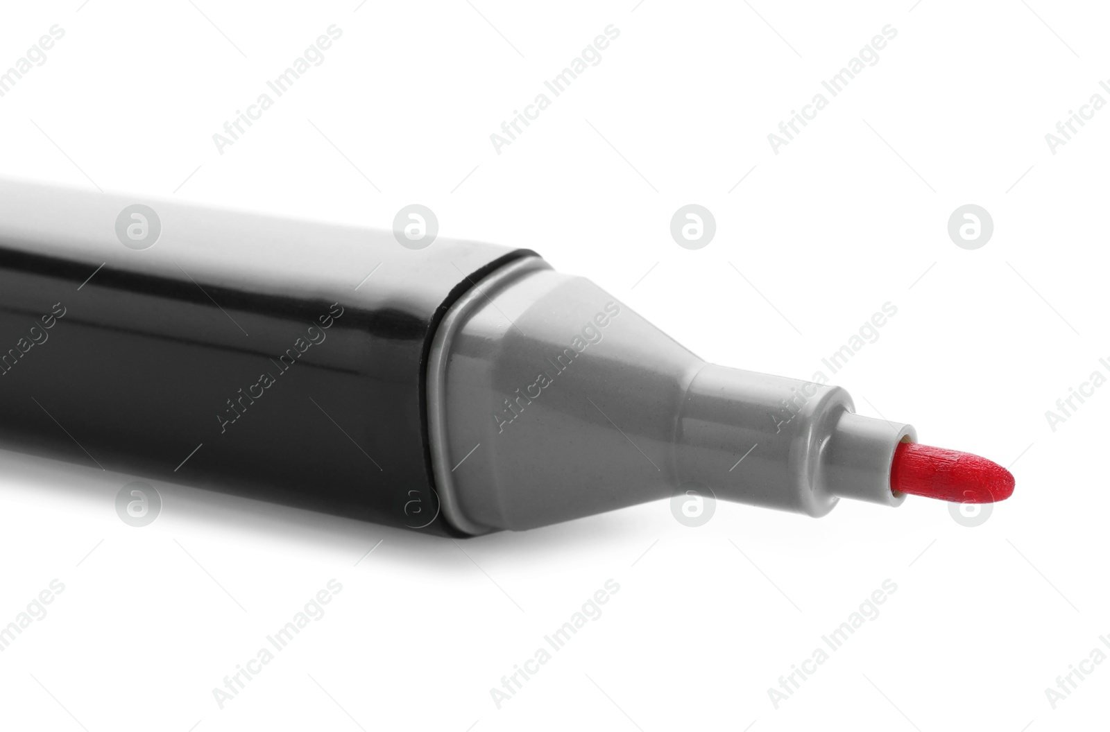 Photo of One color marker isolated on white. Art supply