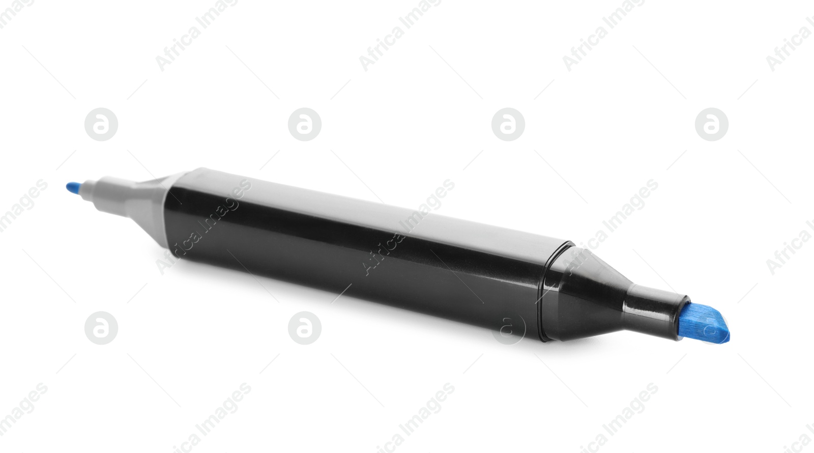 Photo of One double sided marker isolated on white