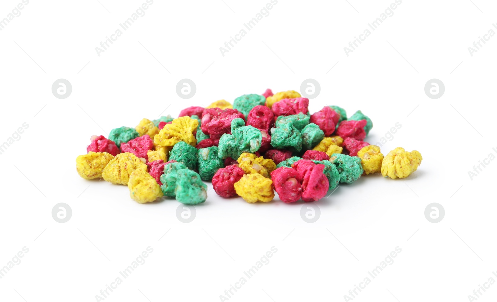 Photo of Pile of rat poison isolated on white