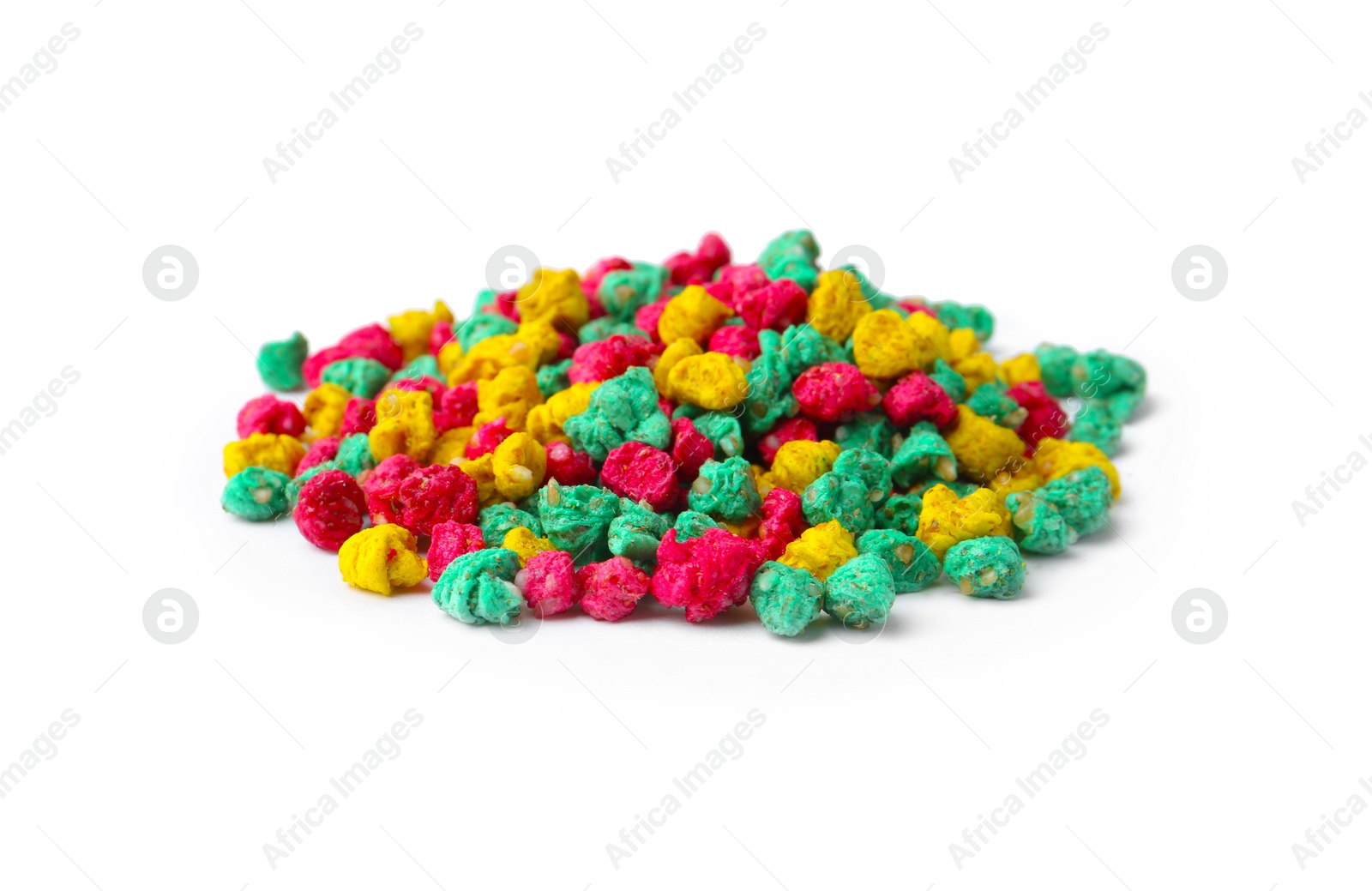 Photo of Pile of rat poison isolated on white