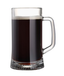 Photo of Full mug of beer isolated on white